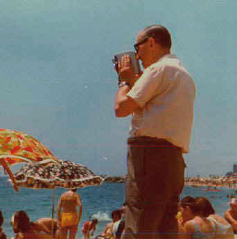 Josep Corrons filmando en Caldetas.