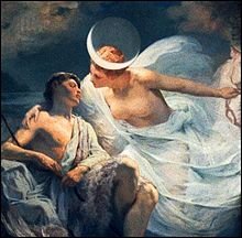 Cuadro de Selene y Endimion
